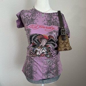 Vintage Y2K Ed Hardy Top